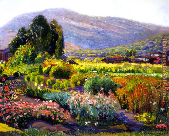 Joseph Kleitsch The Flower Garden Laguna